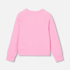 Pull, Sweat Et Cardigan-Jacadi Sweat enfant fille en maille piquée - ROSE TENDRE