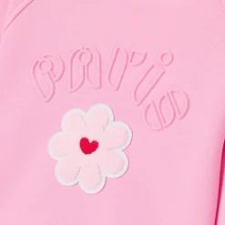 Pull, Sweat Et Cardigan-Jacadi Sweat enfant fille en maille piquée - ROSE TENDRE