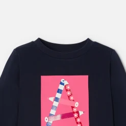 Pull, Sweat Et Cardigan-Jacadi Sweat enfant fille en molleton - marine MARINE JACADI