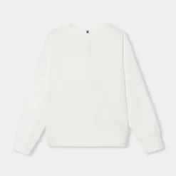 Pull, Sweat Et Cardigan-Jacadi Sweat enfant fille en molleton - blanc doux BLANC DOUX JACADI