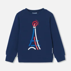 Pull, Sweat Et Cardigan-Jacadi Sweat enfant garçon - BLEU MARNE