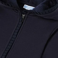 Pull, Sweat Et Cardigan-Jacadi Sweat zippé bébé fille - marine MARINE JACADI
