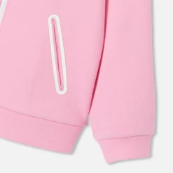 Pull, Sweat Et Cardigan-Jacadi Sweat zippé enfant fille - ROSE TENDRE