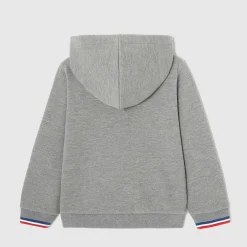 Pull, Sweat Et Cardigan-Jacadi Sweat zippé enfant garçon - gris chine clair GRIS CHINE CLAIR JACADI