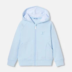 Pull, Sweat Et Cardigan-Jacadi Sweat zippé enfant garçon à capuche - NUAGE