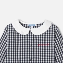 Accessoires|Robe Et Jupe-Jacadi Tablier enfant fille en vichy - BLANC/MARINE