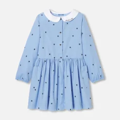 Accessoires|Robe Et Jupe-Jacadi Tablier enfant fille motif tulipe - BLEU/BLANC