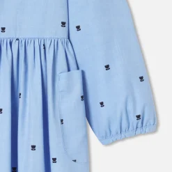 Accessoires|Robe Et Jupe-Jacadi Tablier enfant fille motif tulipe - BLEU/BLANC