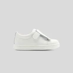 Baskets Et Tennis|Chaussures-Jacadi Tennis bébé fille en cuir - blanc BLANC JACADI