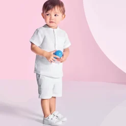 Tennis En Toiles|Baskets Et Tennis-Jacadi Tennis bébé garçon en toile - blanc BLANC JACADI