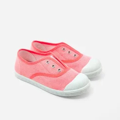 Chaussures En Toiles|Baskets Et Tennis-Jacadi Tennis en toile enfant fille - rose ROSE JACADI