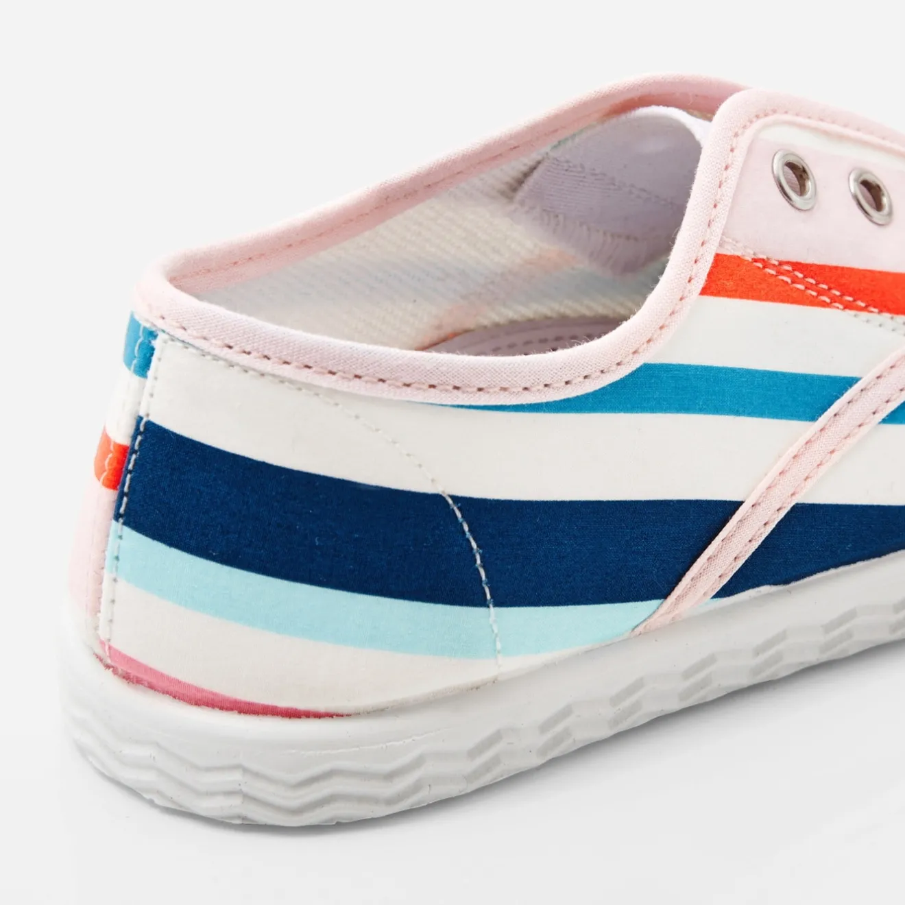 Chaussures En Toiles|Baskets Et Tennis-Jacadi Tennis en toile enfant fille - lore MULTICO