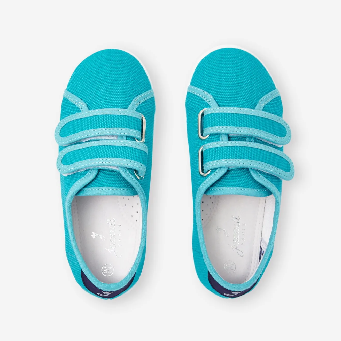 Tennis En Toiles|Baskets Et Tennis-Jacadi Tennis en toile enfant garçon - BLEU AQUA