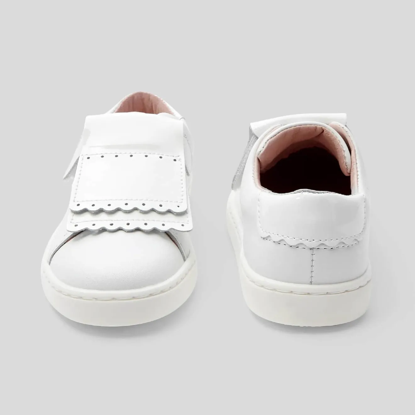 Baskets Et Tennis|Chaussures-Jacadi Tennis enfant fille languette amovible - blanc BLANC JACADI