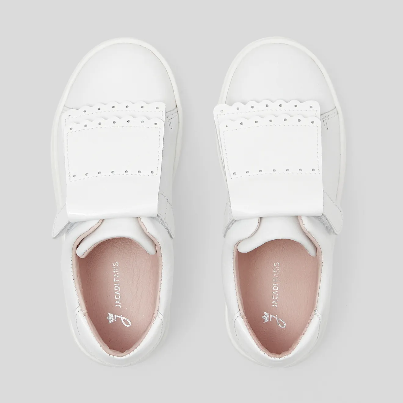 Baskets Et Tennis|Chaussures-Jacadi Tennis enfant fille languette amovible - blanc BLANC JACADI