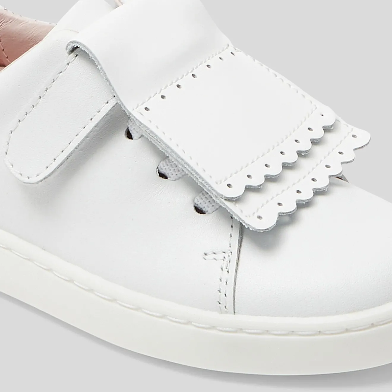 Baskets Et Tennis|Chaussures-Jacadi Tennis enfant fille languette amovible - blanc BLANC JACADI