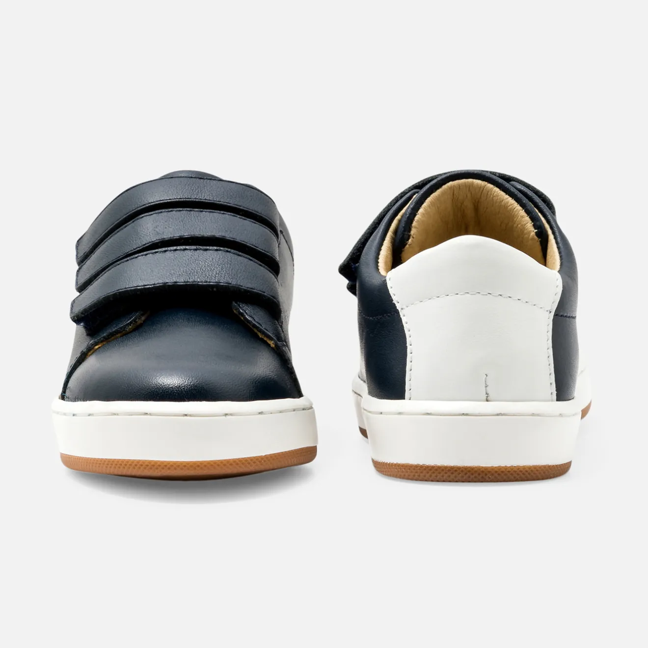 Baskets Et Tennis|Chaussures-Jacadi Tennis enfant garçon en cuir lisse - marine MARINE JACADI