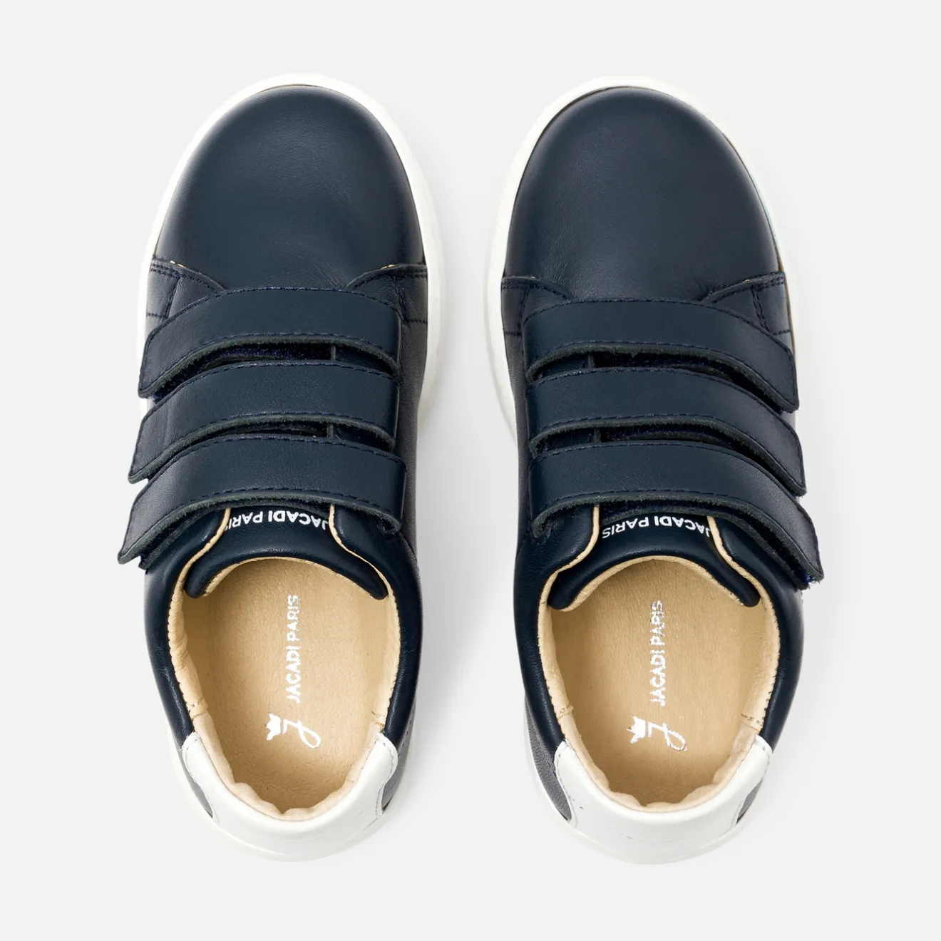 Baskets Et Tennis|Chaussures-Jacadi Tennis enfant garçon en cuir lisse - marine MARINE JACADI