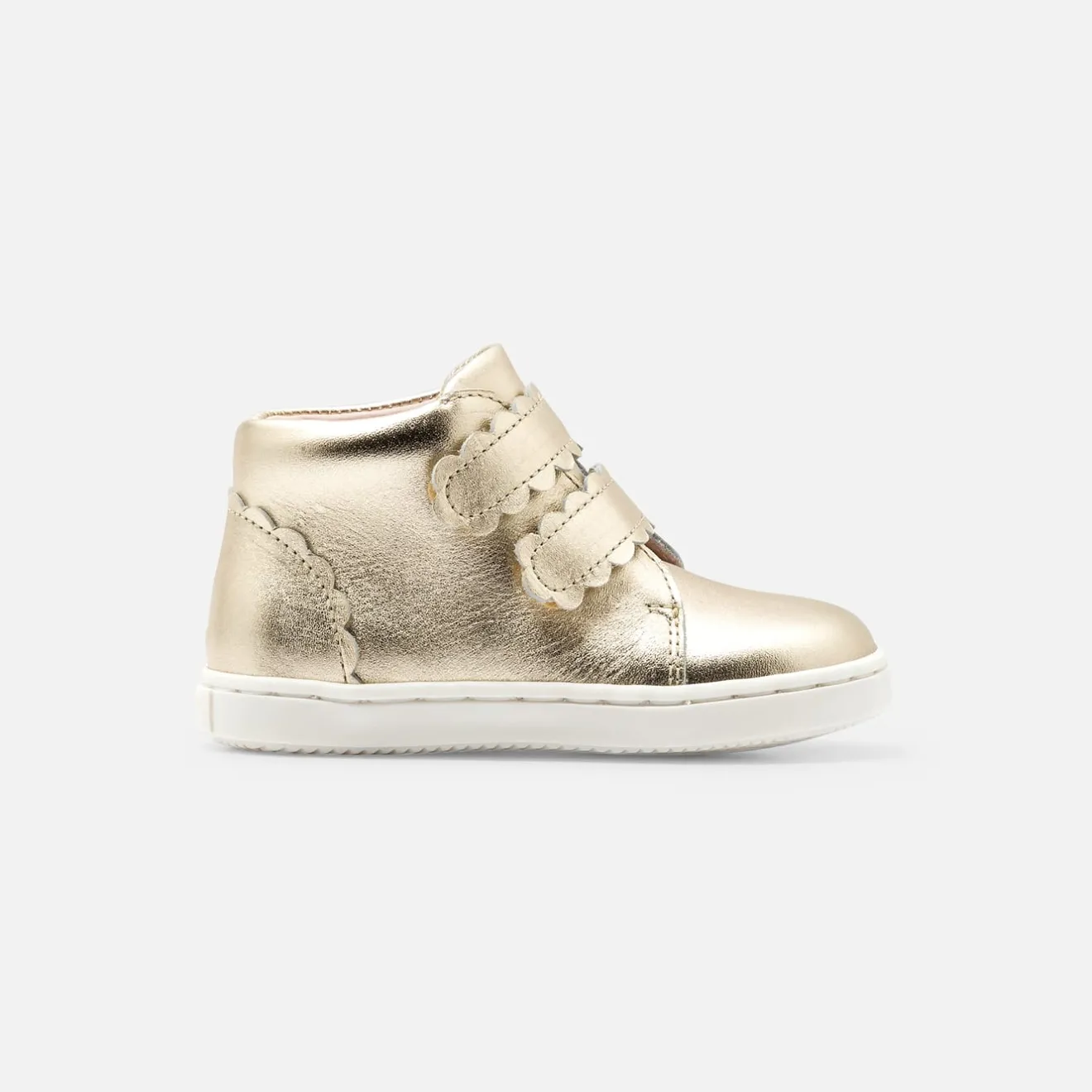 Baskets Et Tennis-Jacadi Tennis montantes bébé fille - OR