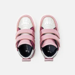 Baskets Et Tennis-Jacadi Tennis montantes bébé fille - lore ARGENT/MULTICO