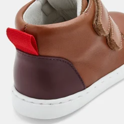 Baskets Et Tennis-Jacadi Tennis montantes bébé garçon en cuir lisse - NATUREL