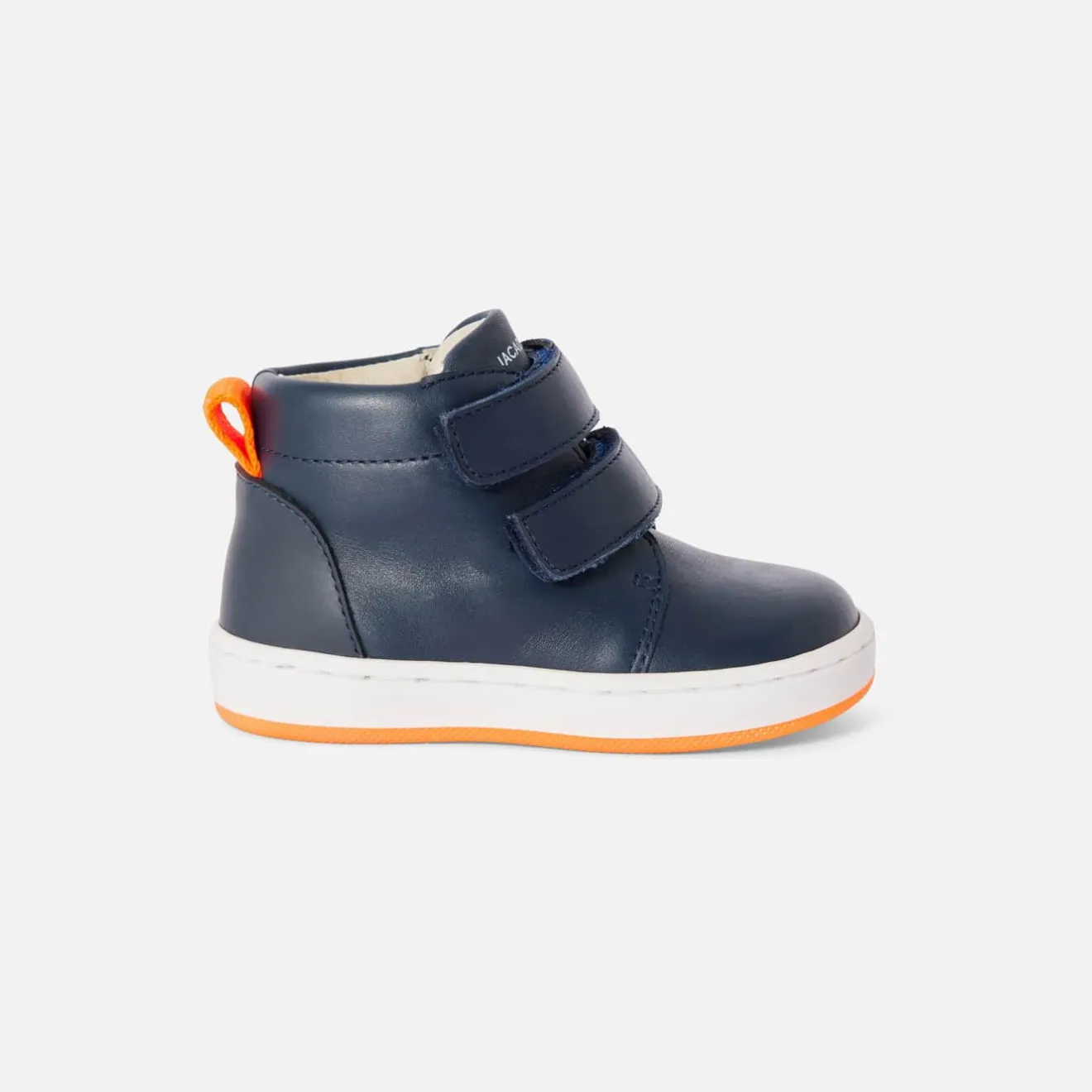 Baskets Et Tennis|Chaussures-Jacadi Tennis montantes bébé garçon en cuir lisse - marine MARINE JACADI