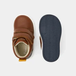 Baskets Et Tennis-Jacadi Tennis montantes bébé garçon en cuir lisse - NATUREL