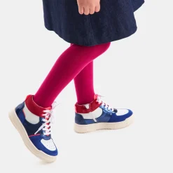 Baskets Et Tennis|Chaussures-Jacadi Tennis montantes enfant fille - MARINE/BLANC