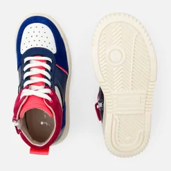 Baskets Et Tennis|Chaussures-Jacadi Tennis montantes enfant fille - MARINE/BLANC
