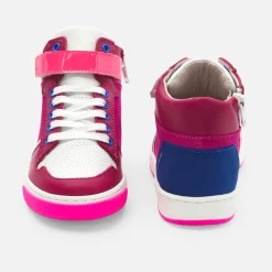 Baskets Et Tennis|Chaussures-Jacadi Tennis montantes enfant fille - ROSE
