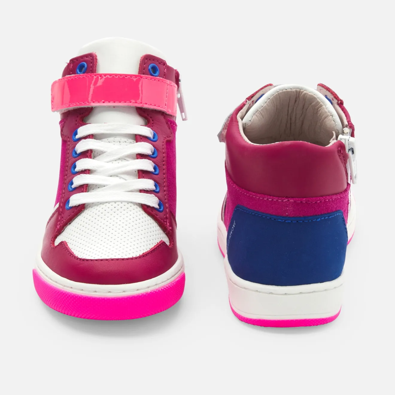 Baskets Et Tennis|Chaussures-Jacadi Tennis montantes enfant fille - ROSE