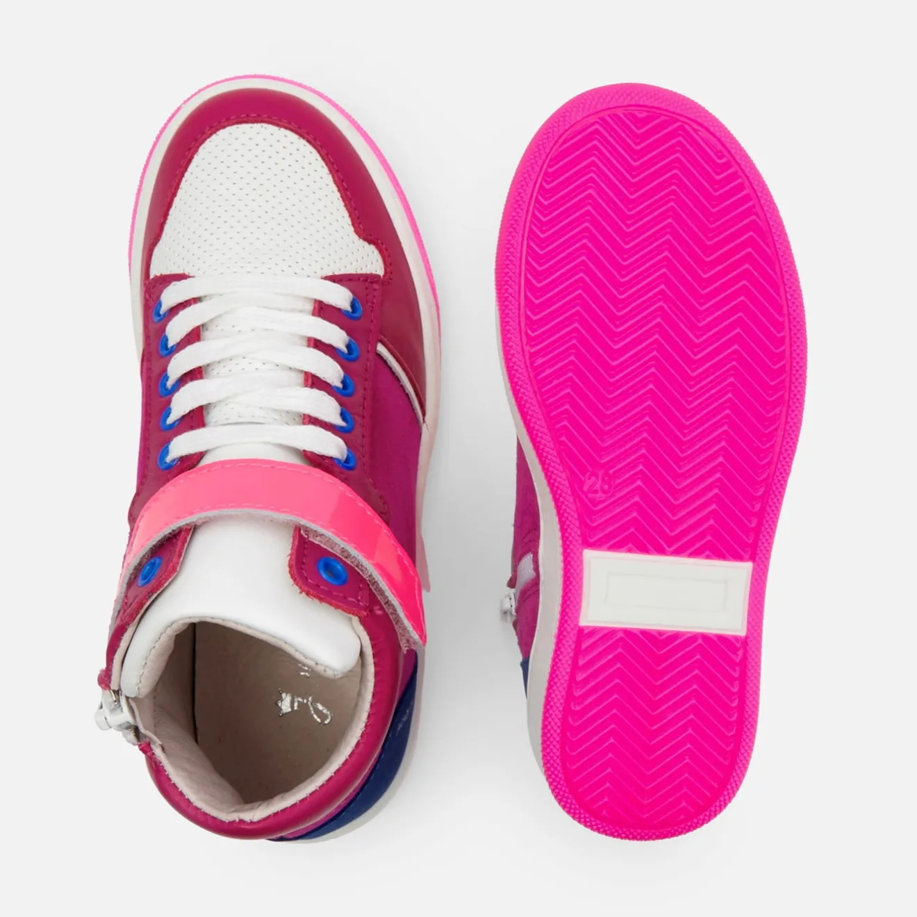 Baskets Et Tennis|Chaussures-Jacadi Tennis montantes enfant fille - ROSE