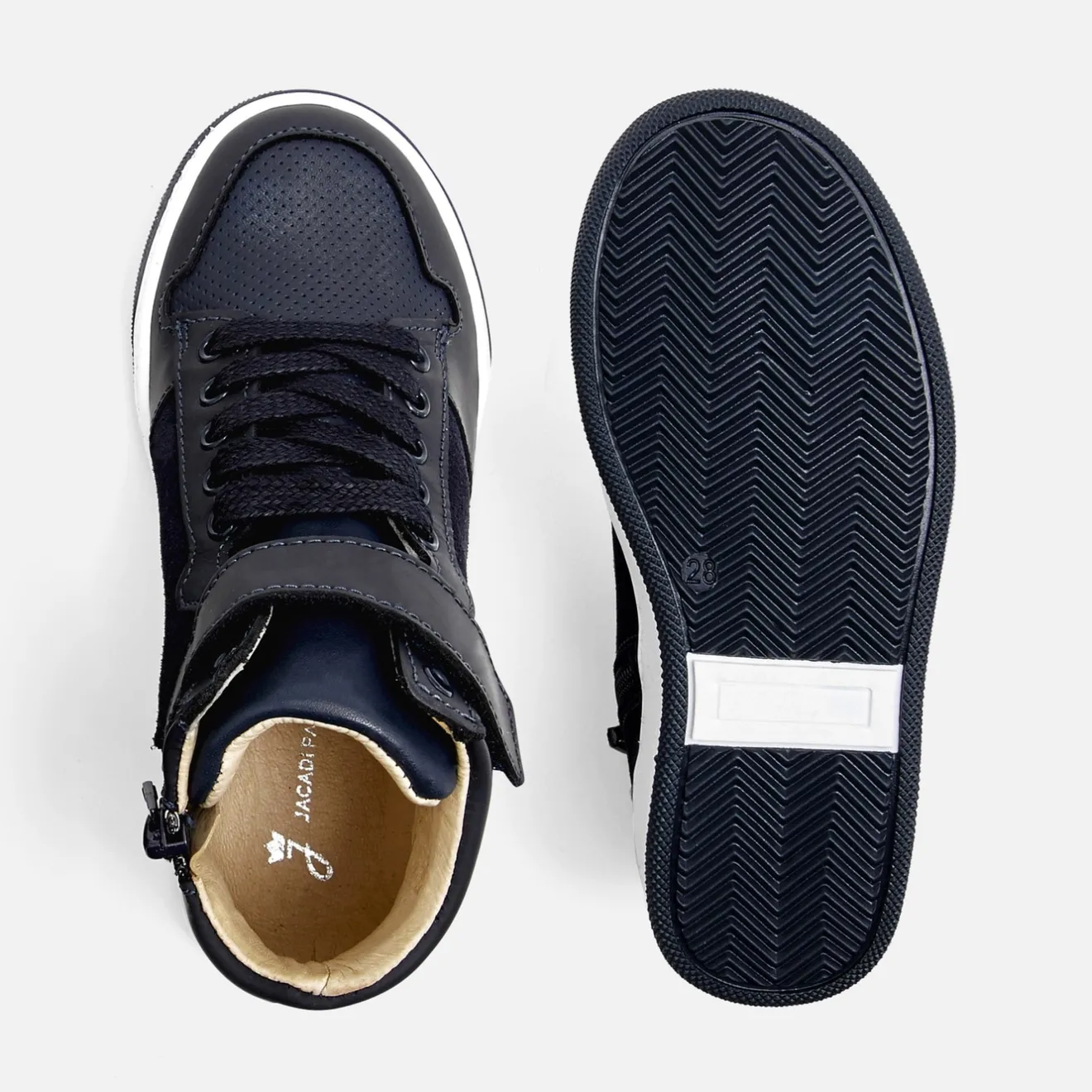 Baskets Et Tennis|Chaussures-Jacadi Tennis montantes enfant garçon - marine MARINE JACADI