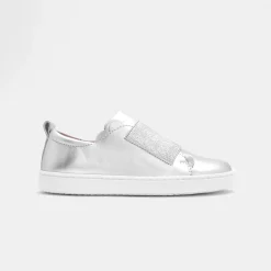 Baskets Et Tennis|Chaussures-Jacadi Tennis sans-gène enfant fille - ARGENT