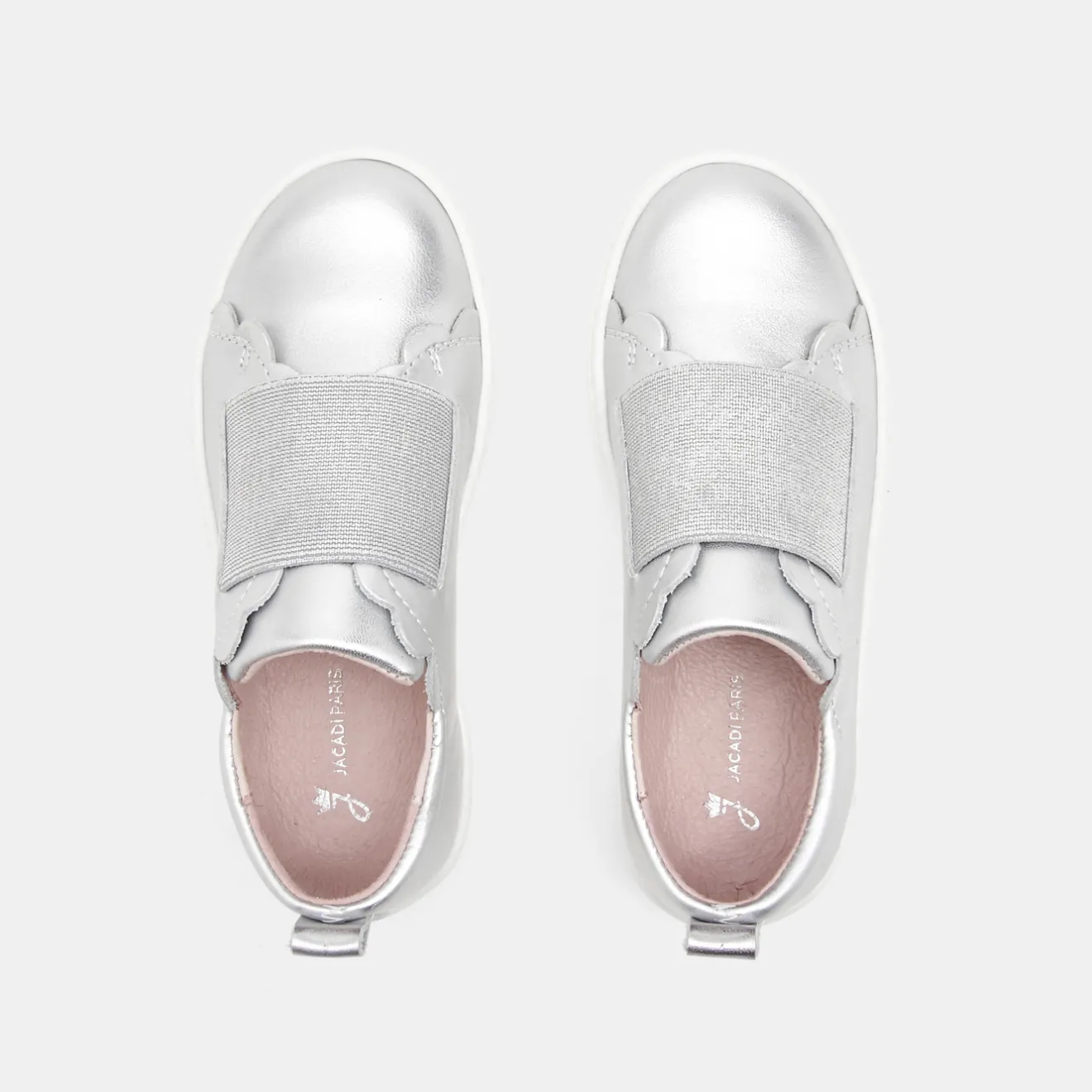 Baskets Et Tennis|Chaussures-Jacadi Tennis sans-gène enfant fille - ARGENT