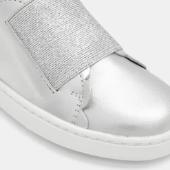 Baskets Et Tennis|Chaussures-Jacadi Tennis sans-gène enfant fille - ARGENT