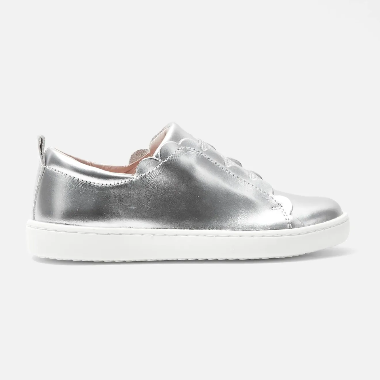 Baskets Et Tennis|Chaussures-Jacadi Tennis sans-gène enfant fille - ARGENT