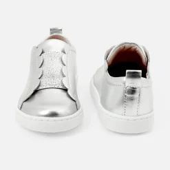 Baskets Et Tennis|Chaussures-Jacadi Tennis sans-gène enfant fille - ARGENT