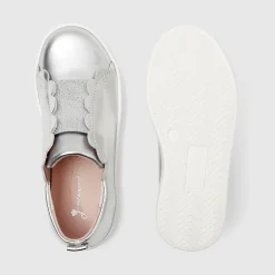 Baskets Et Tennis|Chaussures-Jacadi Tennis sans-gène enfant fille - ARGENT