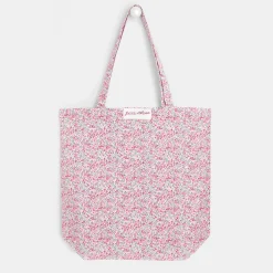 Accessoires-Jacadi Tote bag en tissu Liberty - x Tohana - ROSE/GRIS