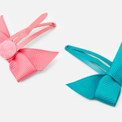 Accessoires-Jacadi Trio de barrettes bébé fille - lore MULTICO