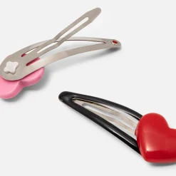 Accessoires-Jacadi Trio de barrettes enfant fille MULTICO