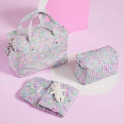 Sac À Langer, Trousse De Toilette|Sac À Langer Et Trousses De Toilette-Jacadi Trousse de toilette en tissu Liberty - lore BLANC/MULTICO