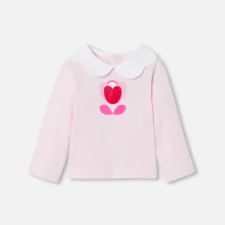 T-Shirt Et Polo-Jacadi T-shirt bébé fille manches longues - rose poudre ROSE POUDRE JACADI