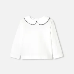 T-Shirt Et Polo-Jacadi T-shirt bébé fille manches longues - blanc BLANC JACADI