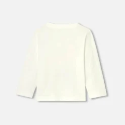 T-Shirt Et Polo-Jacadi T-shirt bébé garçon manches longues - blanc doux BLANC DOUX JACADI