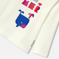 T-Shirt Et Polo-Jacadi T-shirt bébé garçon manches longues - blanc doux BLANC DOUX JACADI