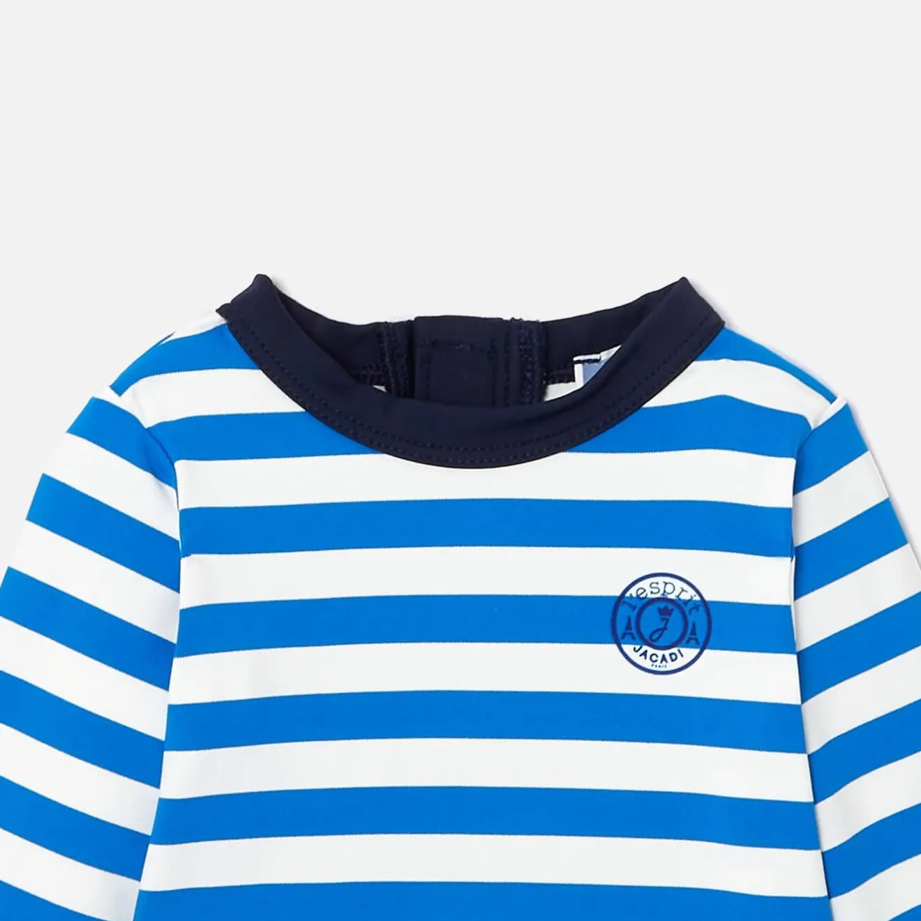 Maillot De Bain|Accessoires-Jacadi T-shirt de protection UV UPF 40+ et boxer de bain bébé garçon - BLANC/BLEU