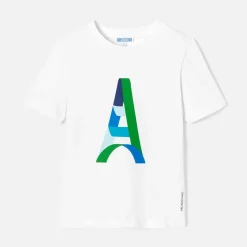 T-Shirt, Polo Et Sous-Pull|T-Shirt, Polo Et Sous-Pull-Jacadi T-shirt imprimé enfant - blanc BLANC JACADI