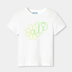 T-Shirt, Polo Et Sous-Pull-Jacadi T-shirt manches courtes enfant fille - blanc BLANC JACADI